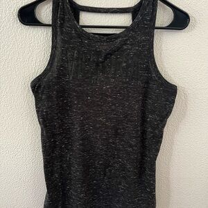 Victoria's Secret Sport Black Fitted Sleeveless Tank Top